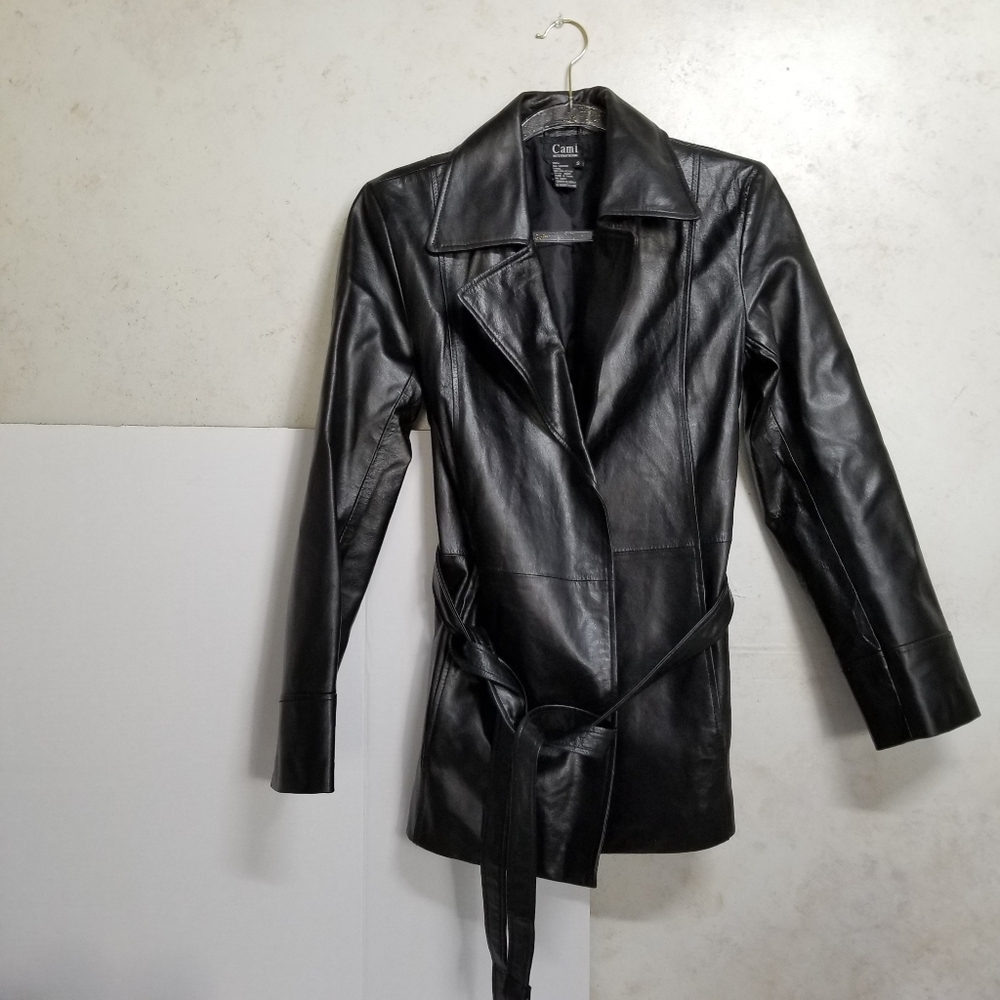Camille Leather Jacket S